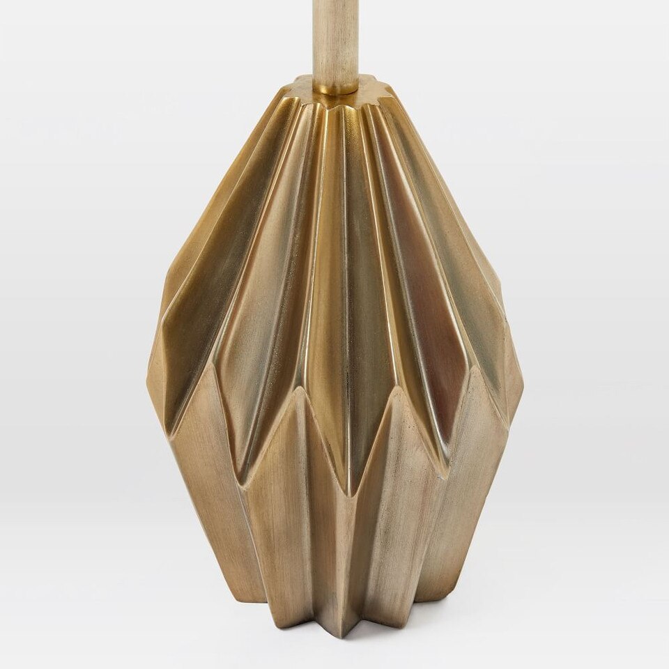 Faceted Brass Drink Table - West Elm Australia